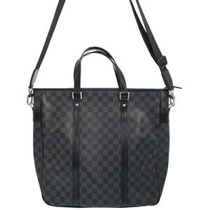 Louis Vuitton Damier Graphite Black Tadao Bag